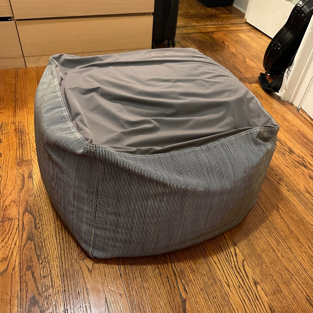 MUJI Cover for Body Fit Cushion in Hickory Denim Grey